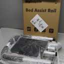 Bed Rails for Elderly Adults Safety - ASTM Approved Adjustable Bed Cane Supports 350LBS with Non-Slip Grip & Storage Pocket, Stable Bed Assist Rails for Seniors, Tool-Free