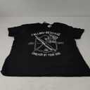 Falling in Reverse T-shirt (knife and rose) T-Shirt (XL, Black)