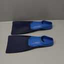 Sporti Adult-Kids Swim Fins for Pool Lap Swimming - Long Floating Fins for Swimming & Snorkeling - Swim Flippers for Training (M 7-8 / W 8-9, NavyBlue)