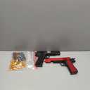 2Pack M1911 EVA Soft Foam Ejection Toy Blaster, Shooting with Foam Darts, Shooting Games, Backyard Fun and Outdoor Games, Education Toy Model for Boys Girls Halloween Christmas Ages 8+ (Black+Red)