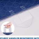 Pads for Beds with Handles for Incontinence 36x52 Inch(2 Pack),Washable Pee Pads for Adults,Washable Underpads,Waterproof Protective Pad for Seniors,Bedwet Kids,Hospitals,Pets,Reusable Bed Pad