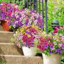 Yastouay 12 Bundles Artificial Flowers for Outdoors, UV Resistant Artificial Outdoor Flowers No Fade Fake Outdoor Flowers Plants for Garden Porch Window Box Pot Planters Decor (Mixing+Fern A)