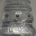 12 Pairs Disposable House Slippers for Guests, Washable Reusable Soft Polar Fleece Spa Slippers, Non-slip Indoor Slippers for Hotel Travel (Gray)