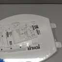 KOHLER 20110-0 Brevia, Slow Close Toilet Seat, Elongated Toilet Seat, Grip-Tight Bumpers Quick-Attach Hardware, White