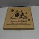 Agape Bird Nest for Bird Cages, Warm Plush Bed for Small, Medium & Large Parrots, Hanging Hammock for Parakeet, Budgie, Cockatiel, Lovebird, Conure, Bird Cage Accessories (Beach)