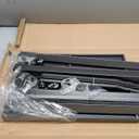 3 Tier Garage Storage Shelves,Heavy-Duty Unit with Wheels,Easy to Assemble Adjustable Metal Garage Shelving for Kitchen Warehouse Tool Room(Size:60cmX40cmX80cm)