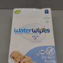 WaterWipes Plastic-Free Original Baby Wipes, 99.9% Water Based Wipes, Unscented & Hypoallergenic for Sensitive Skin, 60 Count (Pack of 12)