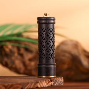 Carved Incense Stick Holder, Anti Flying Smoke Stick Holder, Detachable Wooden Ash Collector,Compact and Portable, Put it in Your PocketSuitable for Yoga, RelaxationSmall Size3.5-5.4in