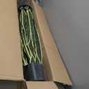 3.28FT Artificial Snake Plant 2 Pack, Faux Sansevieria with 28 Lifelike Leaves in Black Pot, Indoor Outdoor Tall Greenery for Home Office Garden Decor