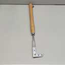GREBSTK Crack Weeder Crevice Weeding Tool Stainless Steel Manual Weeder Beech Handle Gardening Tool, 22 inch