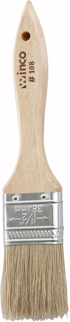 Winco Pastry Brush, 1-1/2-Inch ,Beige
