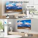 DVD Player, HDMI Region Free DVD Players for Smart TV, 1080P Upscaling, USB Input, HDMI/RCA Output Cable Included, Breakpoint Memory, Built-in PAL/NTSC, CD Players for Home