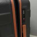 Hardside Carry On Luggage 22x14x9 Airline Approved with Spinner Wheels, Lightweight 20-inch Carry-On Suitcase for Men & Women, Black