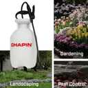 Chapin 20541 Pump Sprayer, 1Gallon, Foaming, Lawn & Garden, Translucent Poly Tank, Adjustable Nozzles, AntiClog Filter, 12" Wand & 34" Reinforced Hose for Weed, Pest & Fertilizer Applications