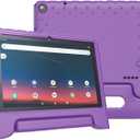Purple EVA Foam Case for Walmart Onn 10.1 Tablet Gen 3 2022 (Model:100071485), Shockproof Protective Cover with Handle, Universal Compatible