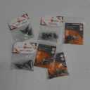 South Bend Bass Casting Sinker 1/ 4 oz, 4 Pieces (Black), Pack of 3; South Bend Bass Casting Sinker Size 1, 3 Pieces, Pack of 3