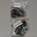 2 x JD 2pcs 30A 125V/250V AC Large Current Rocker Switch ON/Off Switch 4Pins Toggle Switch with UL Certificate (Red green switch)