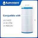Savener® Replacement Hot Tub Spa Filter Cartridge for Sundance