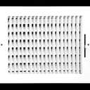 HVAC Premium 10'' X 6'' 1-Way AIR Supply Grille - Vent Cover & Diffuser - Flat Stamped Face - White [Outer Dimensions: 11.75''w X 7.75''h]