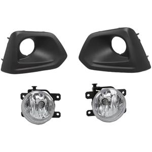 Aspaton Front Bumper Fog Light Compatible with 2012 2013 2014 Impreza Pair Fog Lamp w/Black Cover Bezel & H11 12V 55W Halogen Bulbs Passenger Side & Driver Side 57731FJ010 H451SAJ100