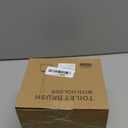 Toilet Brush and Holder, Toilet Bowl Brush with Ventilated Holder and Ergonomic Long Handle, Durable Bristles Toilet Scrubber Set for Bathroom Cleaning