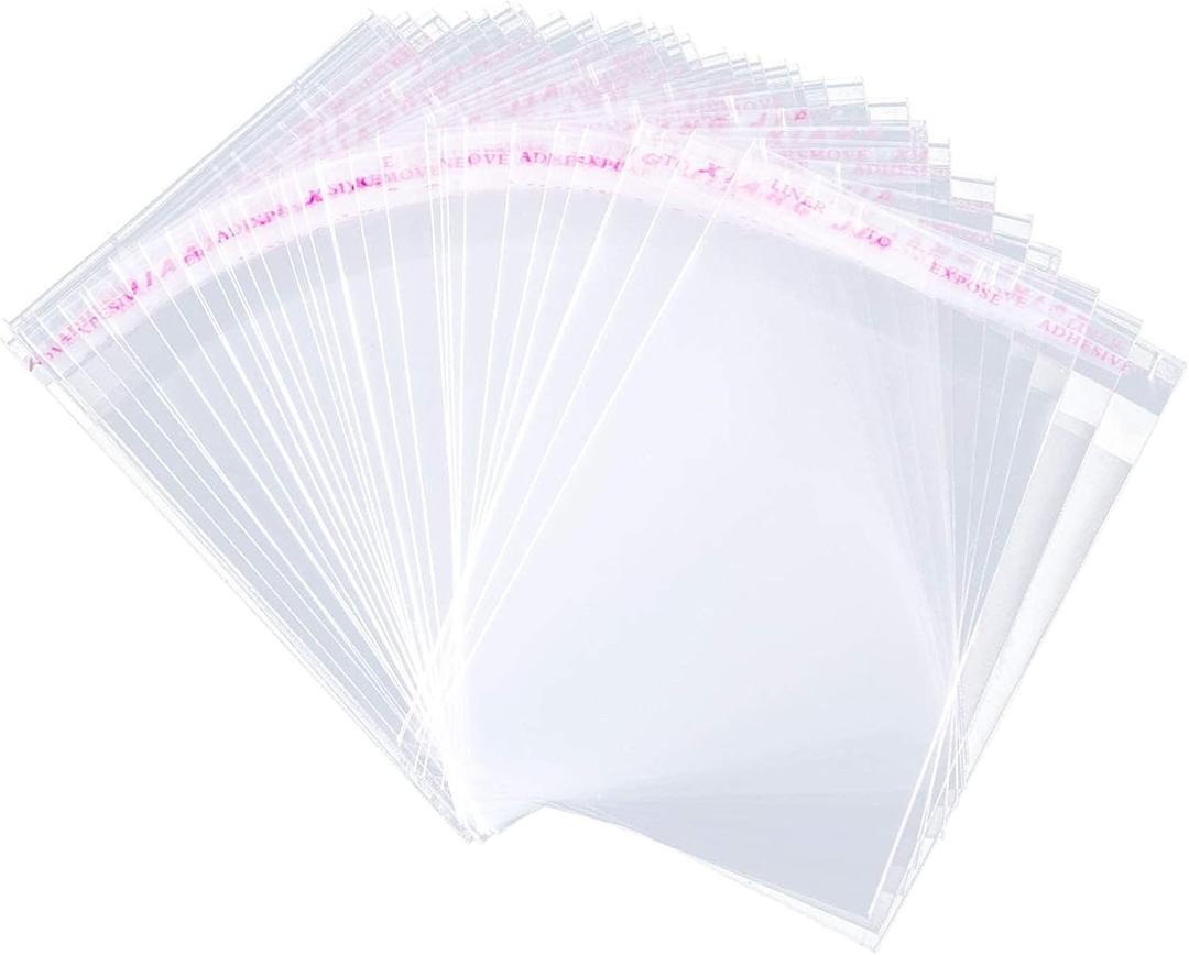 200 Pcs Cellophane Bags 2x3 Inches Self Sealing Cello Bags Small Clear Cookie Bag Adhesive Resealable Plastic Poly Cellophane Treat Bag for Candy Jewelry Gifts Decorative Favor