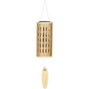 Woodstock Chimes Signature Collection, Aloha Solar Chime, 28'' Natural Decor Designs - Solar Chimes Wind Chimes for Outdoor, Patio, Home or Garden Dcor (ACSN)