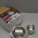 58 Pcs Camping Plates Cups and Bowls Set, Stainless Steel Dishes Mess Kit Utensils Tableware with Spoons Forks Knives Storage Bags for 8 Person Outdoor Camping Backpacking Hiking Travel Picnic