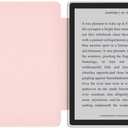 Case for 7" Kobo Libra Colour 2024 Released, Ultra Clear Soft Flexible Transparent TPU Back Cover with Auto Sleep/Wake for Kobo Libra Colour, Pink