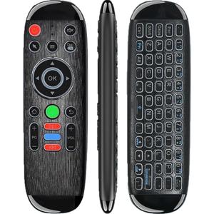 2.4G Wireless Keyboard Multi Function Remote Control, Rechargeable Universal Remote Control, Multi Function for Smart TV, TV Box, PC, HTPC, Android Projector, Etc