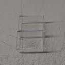 Gejoy Acrylic Pencil Pen Holder Clear Makeup Brush Organizer 2 Compartments for Desktop Stationery Office Bedroom