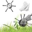 2025 Steel Wire Grass Trimmer Head, Universal 6 inch Steel Wire Weed Trimmer Head, String Trimmer Replacement Head for Electric Battery Powered Cordless 1PCS