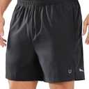 NORTHYARD Mens Gym Workout Shorts 5'' Running Quick Dry Casual Athletic Basketball Shorts, Black, L
