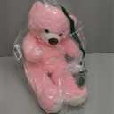 Teddy Bear Stuffed Animal 24'' Small Teddy Bear Plush Toy Gift for Valentine Christmas Birthday Pink