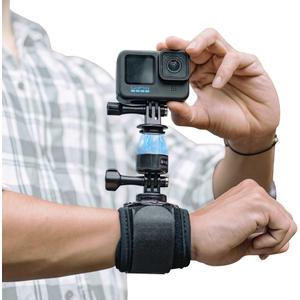 SUREWO Wrist Strap Mount with Quick Release Adapter Compatible with GoPro Hero 13/12/11/10/9/8/7//6/5 Black,DJI Osmo Action 5 pro/4/3/2,Insta 360 ONE R,AKASO/Campark and More