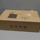 DGRTDZ Dog Door, Solar & USB Rechargeable Pet Door, Radar, Timer & Light Sensor Modes Doggy Door, Durable Aluminum & Weatherproof 10"×13" Doggie Door, for Small Dogs, Cats, Pets Up to 45 lbBlack