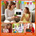 Gosizos Writing Tablet, Erasable Reusable Electronic LCD Drawing Pad, 13.5 Inch Colorful Doodle Board f (Orange)