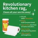 NNX Reusable Paper Towels 90 Count  OEKO-TEX Standard 100 Certified, Plant-Based Fiber, Washable Quick Dry Heavy Duty Kitchen Rags & Dish Cloths for Multi-Purpose Cleaning