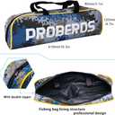 Fishing Rod and Reel Combo, 6.9ft Carbon Fiber Telescopic Fishing Pole with Spinning/Baitcasting Reel Combos, Sea Saltwater Freshwater Ice Bass Fishing Tackle Set Fishing Rods Kit