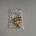 Hooshing 1/2" Pex Female Adapter, PEX 1/2 Inch to 1/2 Inch Female NPT Adapter Brass Crimp Fitting, Pack of 6