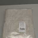 NICETOWN 100% Blackout Linen Curtains 90" Long for Bedroom, Thermal Insulated Living Room Curtains with Liner, Farmhouse Style Linen Blend Window Draperies for Dining Room (2 Panels, 52" W, Natural)