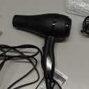 Nano Titanium 2000-Watt Blow Dryer with Concentrator Nozzle, Professional Grade Ionic Corded Styling Tool for Hair (Black)