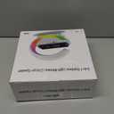 Pxujoqecg Table Lamp with Bluetooth Speaker, G Bedside Lamp with 15W Wireless Charger, Atmosphere Desk Lamp with Alarm Clock, RGB Bedside Nightstand Lamp, Hi-Fi Sound, Time Display