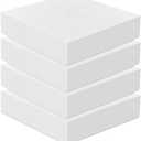 Frienda 4 Pack 6" x 24" x 24" Upholstery High Density Foam Cushion Seat Replacement Square Cut to Size Foam Couch for Patio Furniture Commercial Dinning Chair Couches Benches Padding DIY Projects