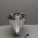 Cabilock Chicken Killing Cone Plucker, Stainless Steel Restraining Poultry Processing Cones Funnel for Chicken, Birds and Turkeys Farm Products Up to 3KG, 28x23.5cm (P53101JJA11MJ)