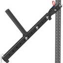 Multi Use Belt Squat Attachment,Adjustable Length Belt Squat System,Fits for 3''X3'' or 2''X2'' Power Racks and 1/2'' or 5/8'' Holes,Belt Squat Machine,Lever Lifting Belt,Lever Arms