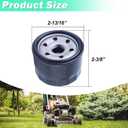 937-05065 951-12260 Air Filter + 951-12690 Oil Filter Spark Plug for Craftsman Powermore 420CC T1000 T1200 R1000 LT4200 CC760ES Lawn Mower