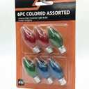 Green Blue Red Color Mini Night Lights Bulbs 6PC