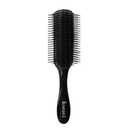 Classic Curly Hair Brush - 9 Row All Black Styling Brush for Styling, Smoothing Longer Hair and Defining Curls .For Women and Men Wet or Dry Hair