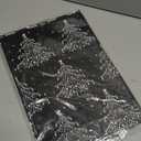 Watersay 12 Pcs Gothic Christmas Wrapping Paper Skeleton Skull Christmas Wrapping Paper Gift Wrap Skull Snowflake Wrap Decoration for Xmas Gift Arts Crafts